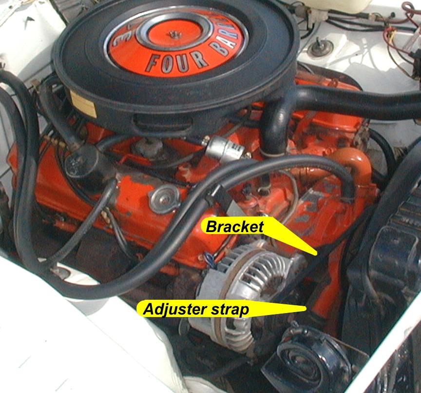 Mopar Small Block Alternator Mounting Bracket Kit 340 360 318 1970up